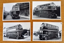 16 bus photos (5.5" x 3.5"): London Transport AEC Regent III RT class selection