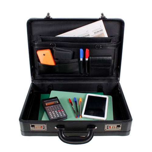 Deluxe faux leather expandable - deluxe,