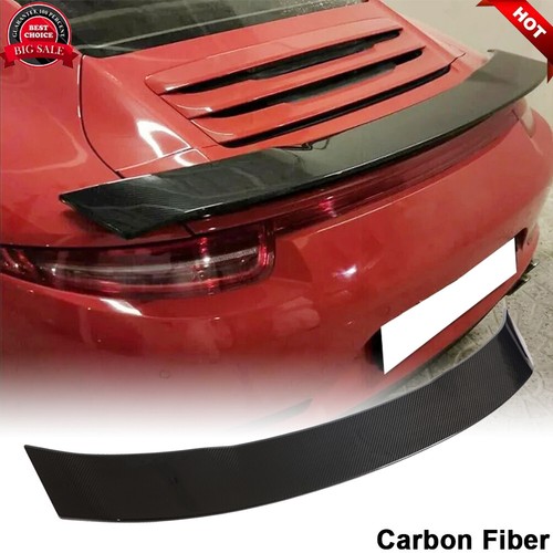 Real carbon rear - rear, spoiler