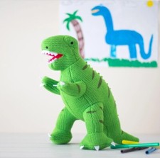 T REX KNITTED LARGE DINOSAUR