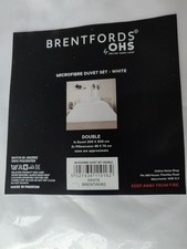 White Microfibre Duvet Cover