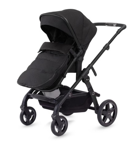 Silver cross wave footmuff - cross,
