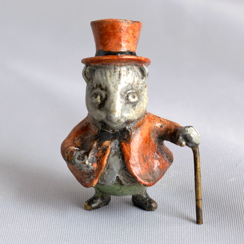 Cold painted bronze miniature - cold,