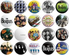 20 x The Beatles BUTTON PIN