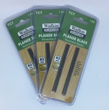 6 x 82mm CARBIDE PLANER BLADES to fit Hitachi P20V and P20SA hand planers - BEST