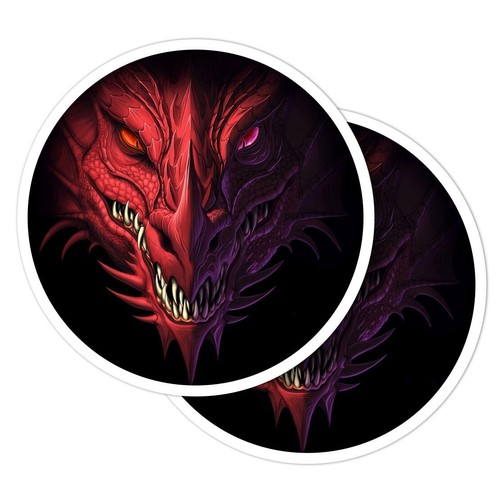 Vinyl stickers head - 2x,