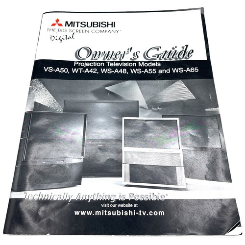 Mitsubishi projection - projection, tv