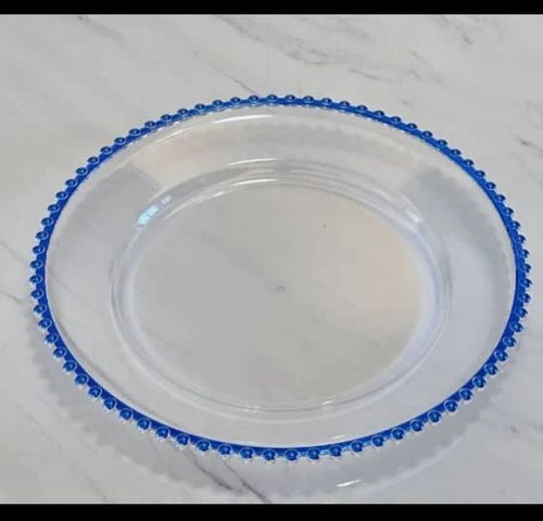 Acrylic clear charger - 6, x
