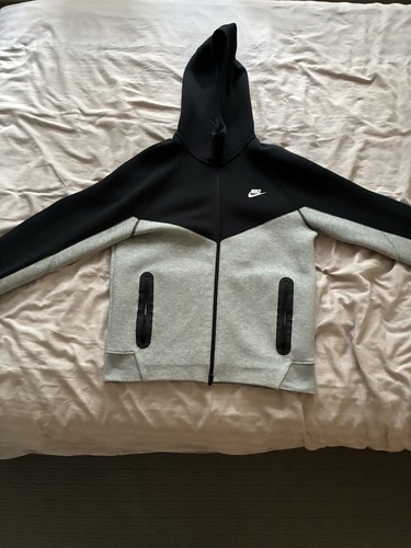 Nike tech fleece hoodie grey - fleece,