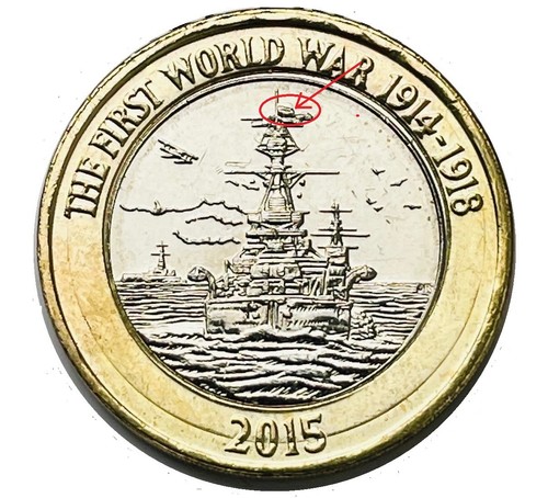 Coin royal navy ww1 hms - navy,