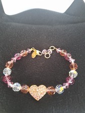 kirks folly Pink Heart Bead