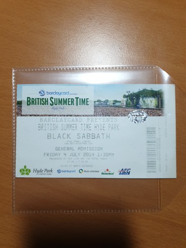 Ticket for black sabbath - for,