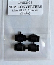 GVNEM08 Conversion NEM Pockets For Lima Coach Bogies (2 Pairs)
