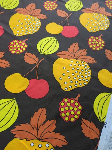 Vintage fabric rye - 'rye', by