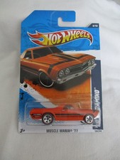 Hot Wheels 2011 Muscle Mania '68 El Camino Redlines Sealed In Card 
