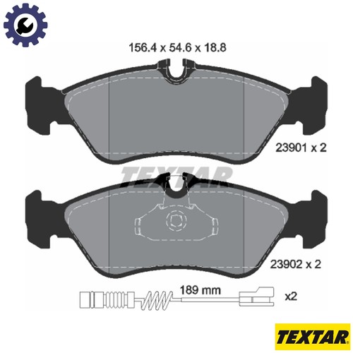 Brake pad set disc - brake,