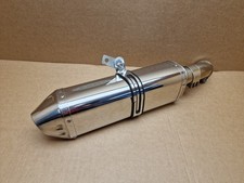 Suzuki DL1000 V-Strom Delkevic exhaust silencer & link pipe VGC 2013 - 2019