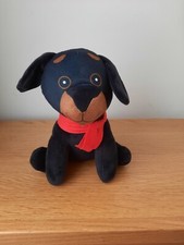 Cuddle Crew Doberman Pinscher Plush Soft Toy Puppy Dog