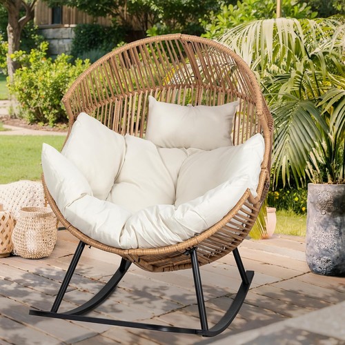 Wicker egg chair rattan - chair,
