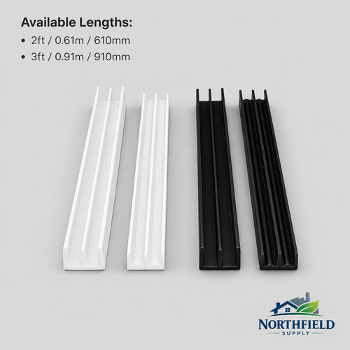 Vivarium glass runners double - glass,