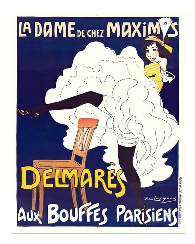 Vintage cabaret wall art