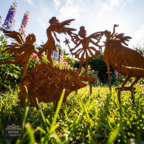 Rusty fairy spike garden - fairy,