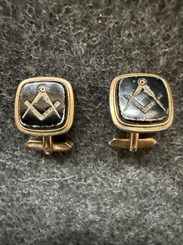 Vintage masonic cufflinks - masonic,