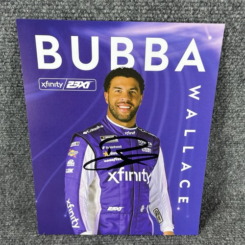 Bubba wallace signed hero - signed,