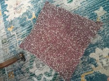 Scatter Cushion Sequins Beads Purple Lilac 30cm X 30cm