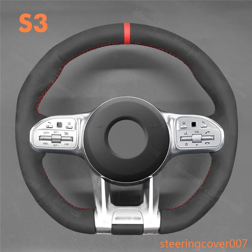 Alcantara steering wheel cover - steering,