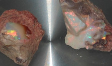Mexican Fire Opal 2 piece lot