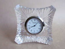 EDINBURGH CRYSTAL CLOCK (11460)