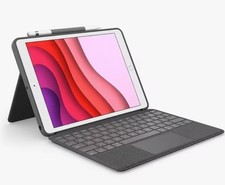 Logitech Combo Touch Full-Size Backlit Keyboard Cover for iPad 10.2" Grey