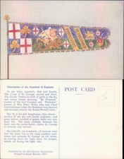 Description of the Standard England Girl Guides Association Flag Heraldry