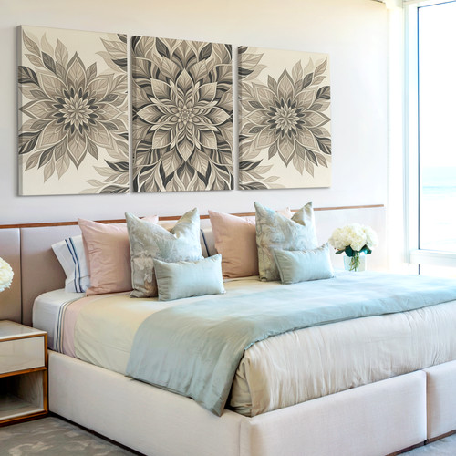 Pieces abstract floral - 3,