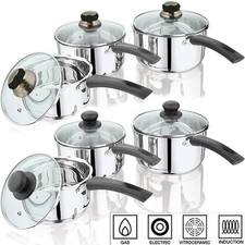 6PC INDUCTION SAUCEPAN SET