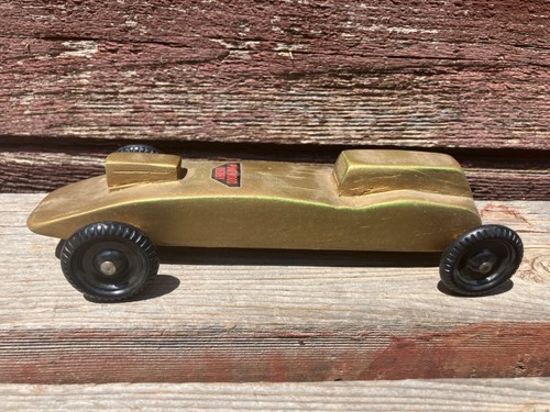 Vtg pinewood derby race car - vtg,