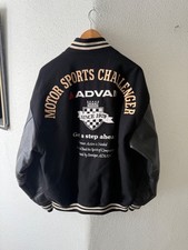 ADVAN RACING 90s Varsity Jacket Baseball FOR nismo hks XL RARE D1GP JDM DRIFT