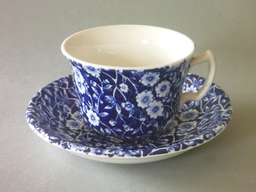 Burleigh blue calico tea - burleigh, cup
