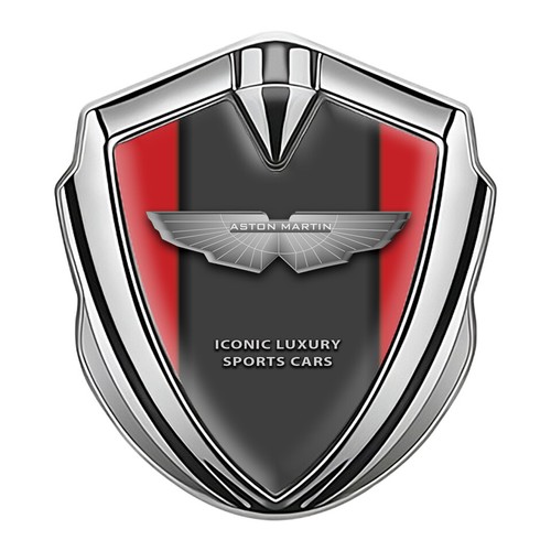Metal emblem with silicone