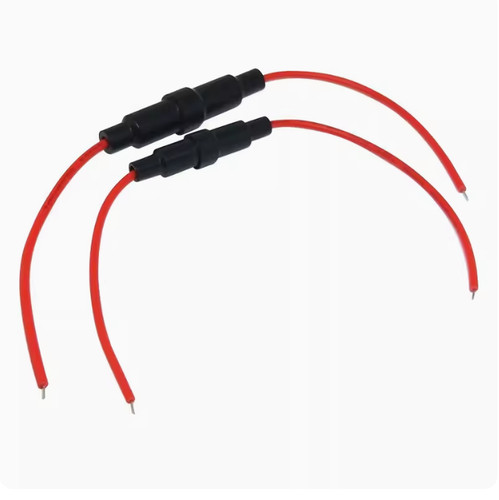 Line glass fuse - fuse, holder