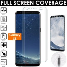 FULL SCREEN Face Curved TPU Screen Protector Cover for Samsung Galaxy S8