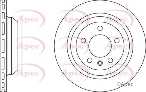 Apec brake disc rear single - disc,