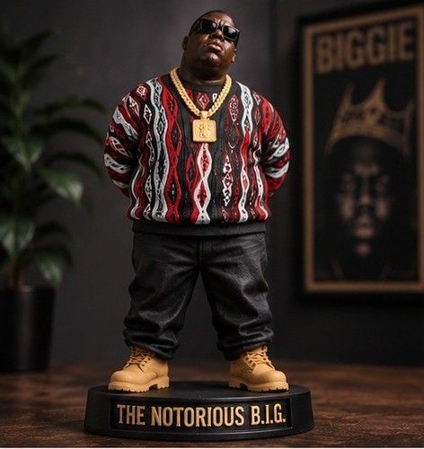 Biggie smalls figurine - biggie, 3d