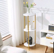 White 90cm Tall Table Corner