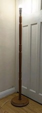 Vintage Wooden Floor Lamp Retro Tall Wood Standard Light Home Lounge Lighting