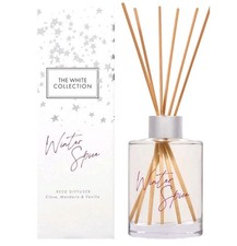 Winter Spice Reed Diffuser 170ml,Clove, Mandarin & Vanilla-The White Collection