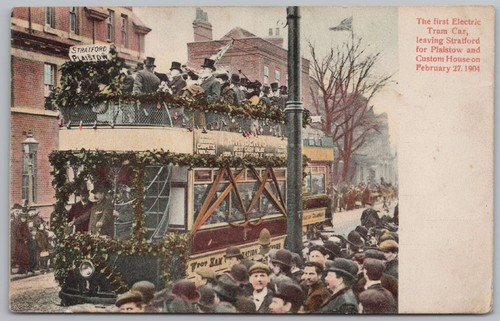 Stratford first electric - first, tram