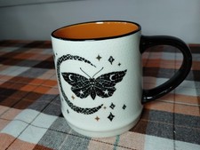 Large Death Head Moth Halloween Mug, collectable, Cobwebs and Cauldrons