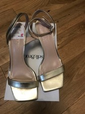Russell&Bromley Golden Leather Sandals UK size 4
